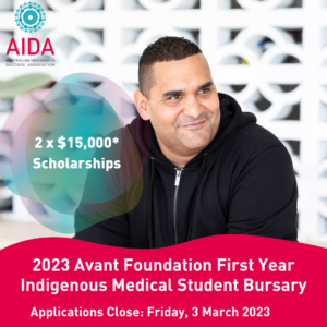 Avant Foundation Grants Program 2023 First Year Indigenous Medical Student Bursary