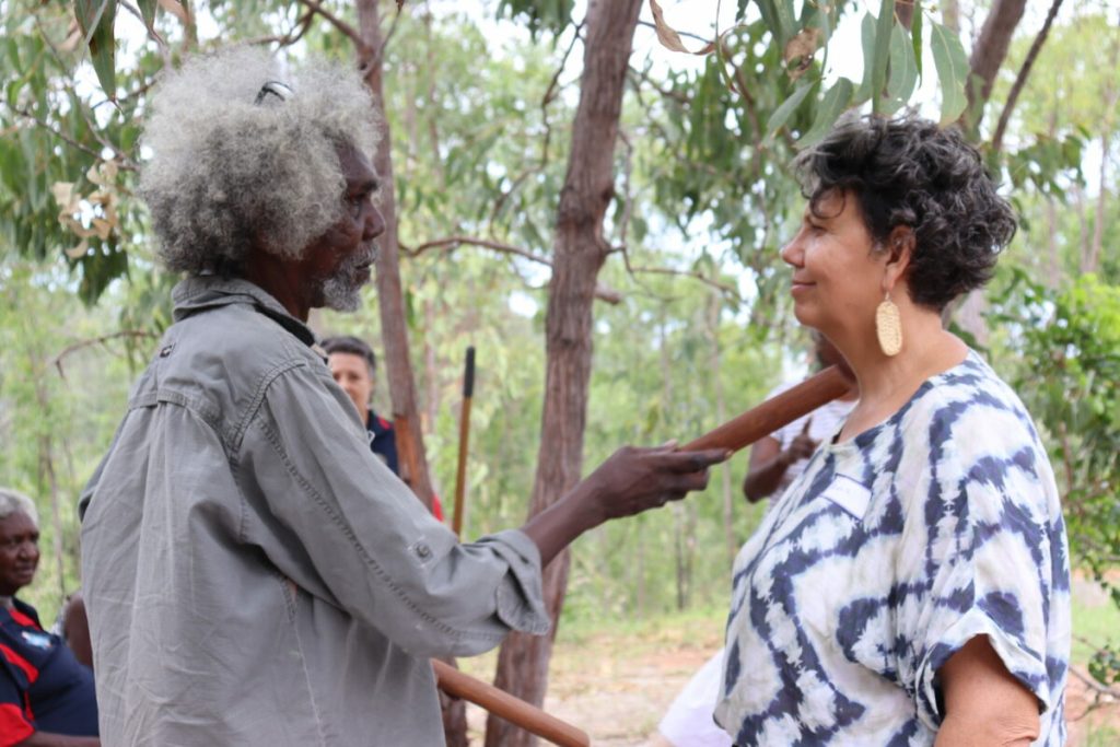 AIDA CEO Donna Burns in East Arnhem Land